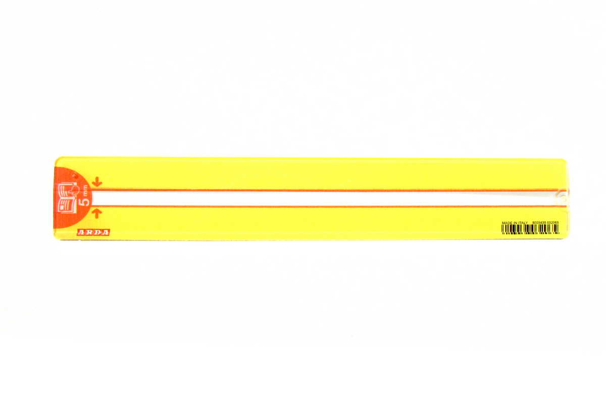 Régua de leitura com janela de 5 cm