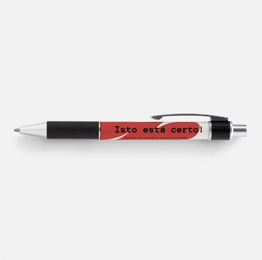 Caneta Isto está certo! Gastei um neurónio para fazer isto!